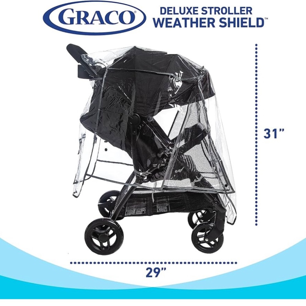 Stroller rain covers